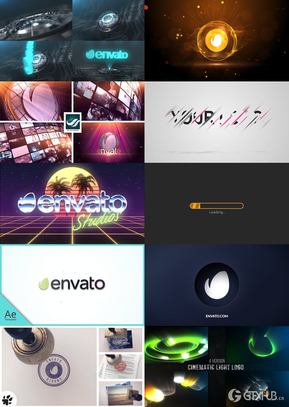 114组 Logo 标志片头动画合集 Videohive - Logo Reveal v.1