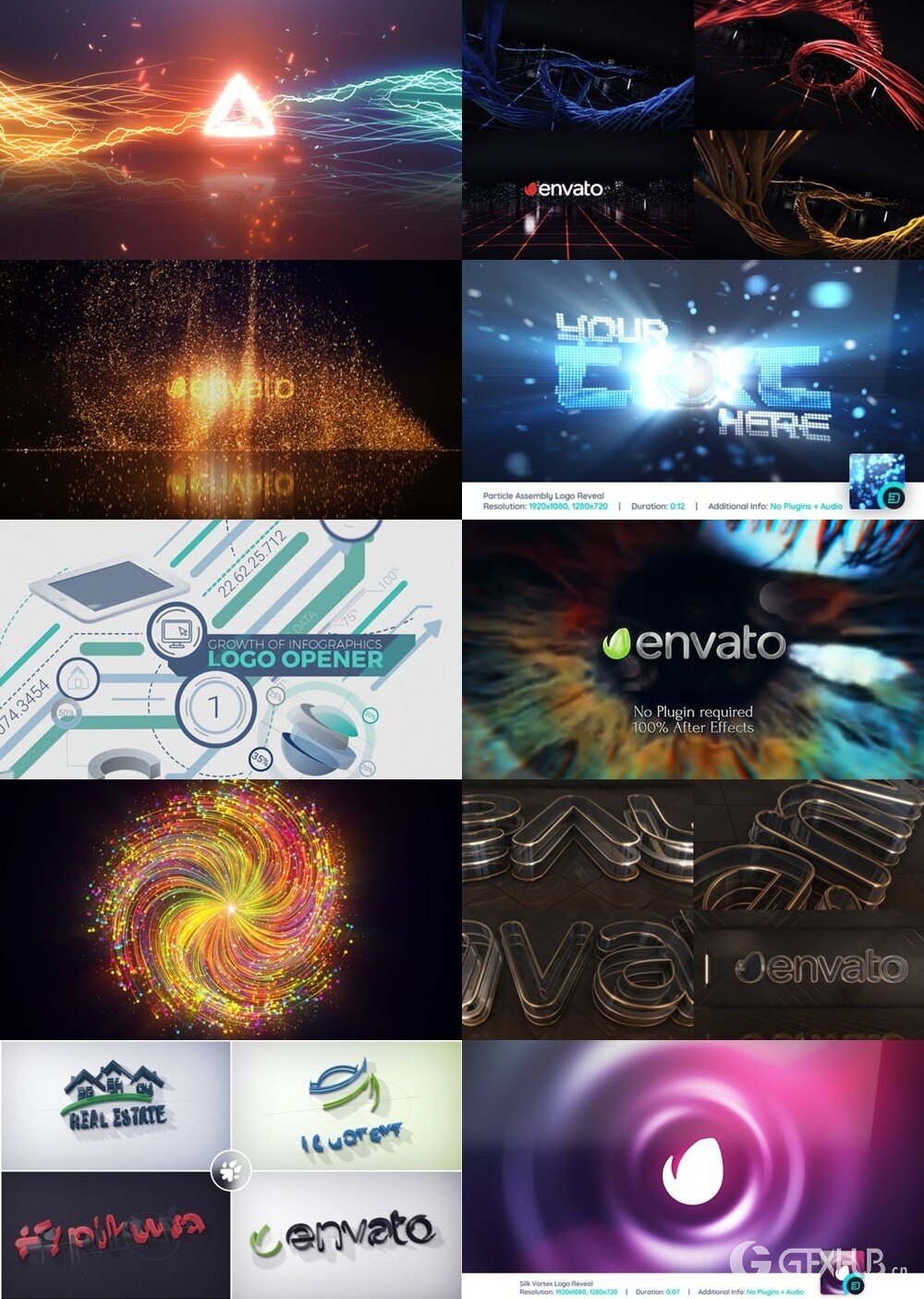 114组 Logo 标志片头动画合集 Videohive - Logo Reveal v.1