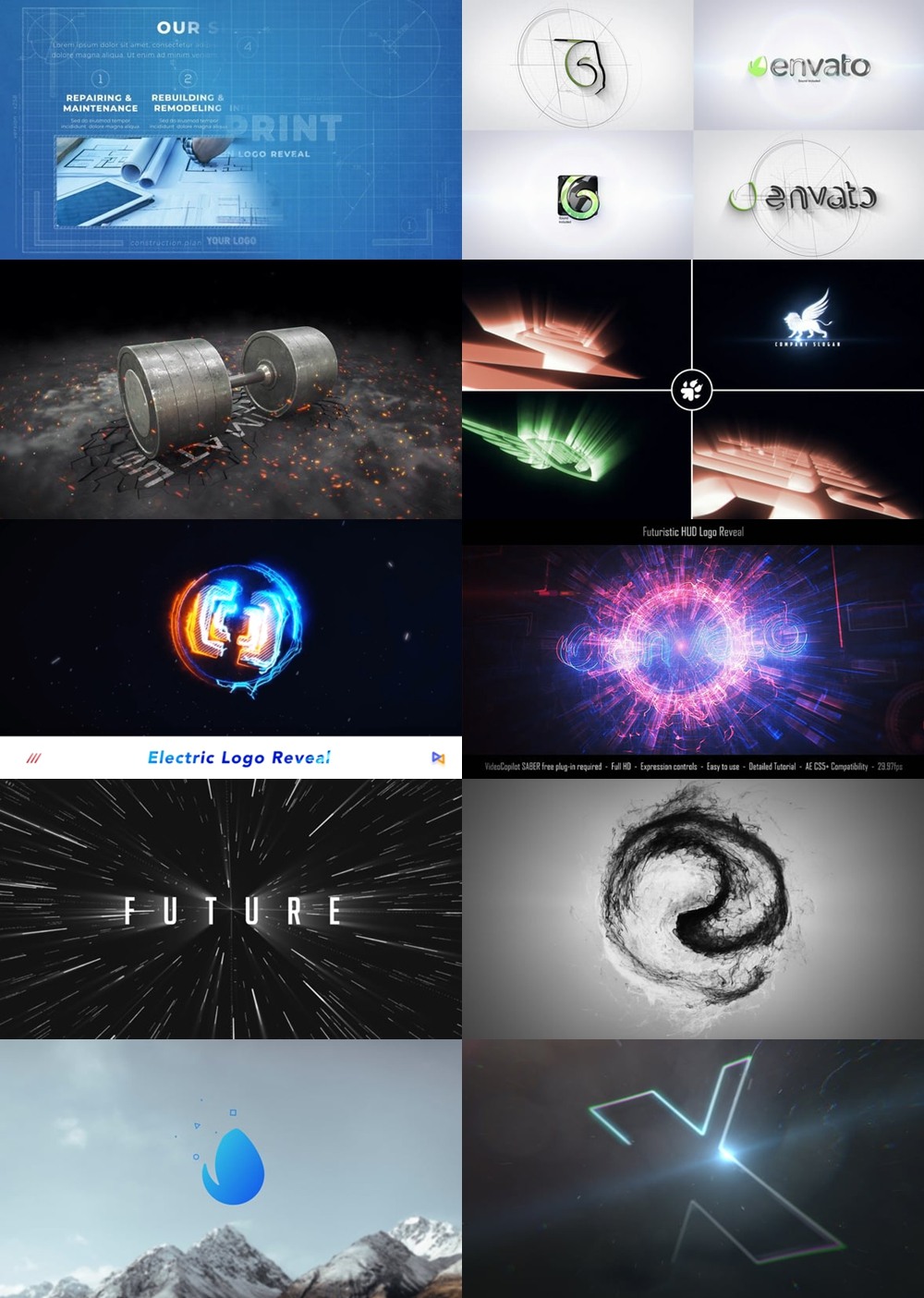 114组 Logo 标志片头动画合集 Videohive - Logo Reveal v.1