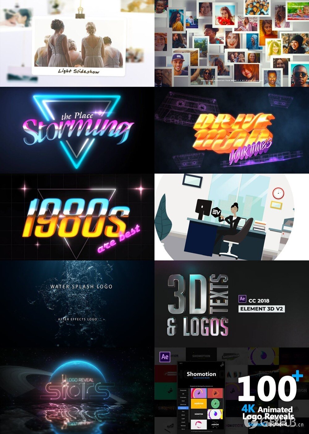 114组 Logo 标志片头动画合集 Videohive - Logo Reveal v.1