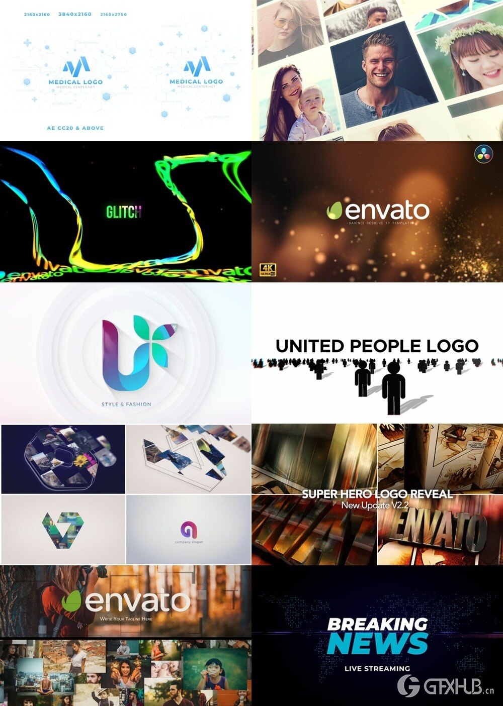 114组 Logo 标志片头动画合集 Videohive - Logo Reveal v.1