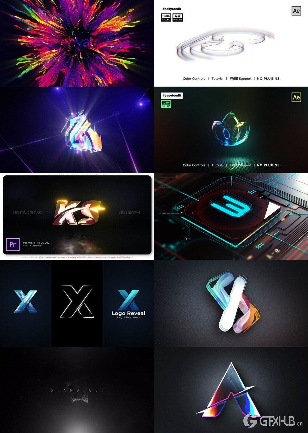 114组 Logo 标志片头动画合集 Videohive - Logo Reveal v.1