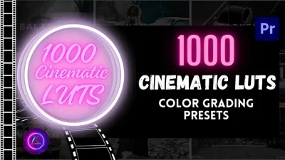 1000 种颜色分级预设 1000 Cinematic Luts Color Presets Pack for Premiere Pro