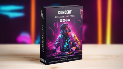 音乐会现场舞台灯光LUTs颜色分级预设 Ultimate Concert Video LUTs – Enhance Your Live Footage