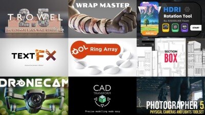 [Blender 插件] 30个Blender插件合集2025年第三季 Blender Addons Bundle 2025 Vol.3