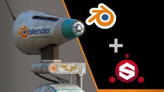 Blender 和 Substance Painter 制作逼真的机器人教程