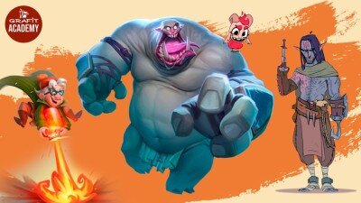 【中文字幕】PS 风格化角色设计教程 Stylization from basics to your first character