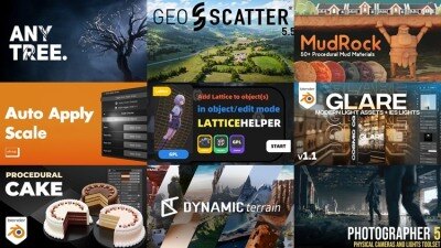 [Blender 插件] 30个Blender插件合集2025年第6季 Blender Addons Bundle 2025 Vol.6