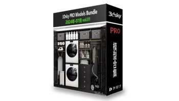 3DSky Pro 3D模型合辑2025年7月第1季 | 450套 | 22.7GB