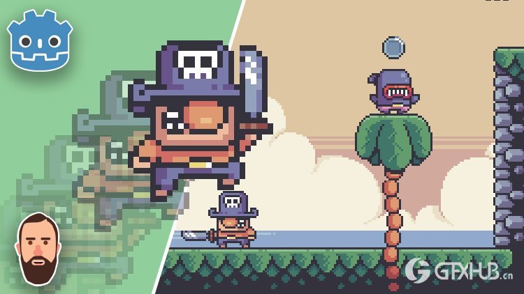在 Godot 4 中构建完整的像素平台游戏教程 Build a complete pixel platformer in Godot 4!