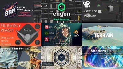 [Blender 插件] 30个 Blender 插件合集2025年第7季 Blender Addons Bundle 2025 Vol.7