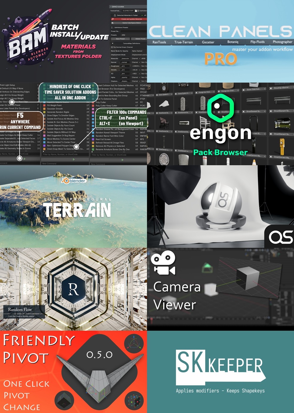 [Blender 插件] 30个 Blender 插件合集2025年第7季 Blender Addons Bundle 2025 Vol.7