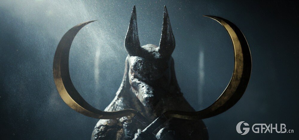 阿努比斯雕像3D模型 Anubis Statues