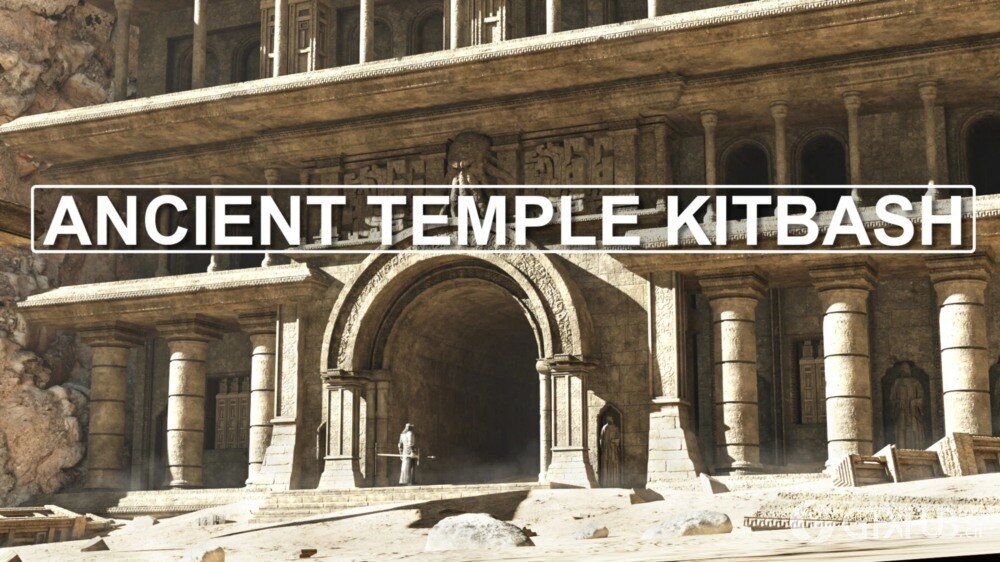 古代神庙3D模型资源包 ChuckCG Ancient Temple Asset Pack