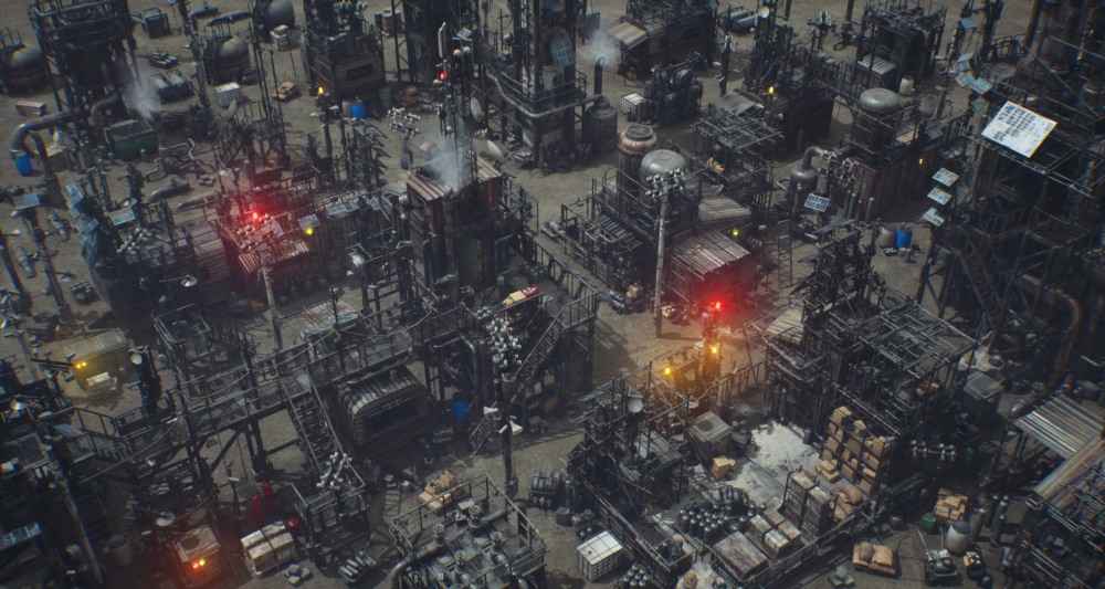 后启示录幸存者环境3d模型套件套装 Post Apocalypse Survivor Environment Kitbash set