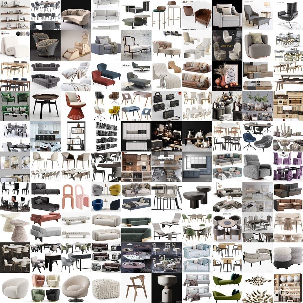 3DSky Pro 3D模型合辑2025年7月第2季 | 400套 | 15.7GB