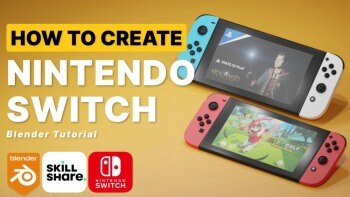 Blender 3D： Nintendo Switch 游戏机制作教程