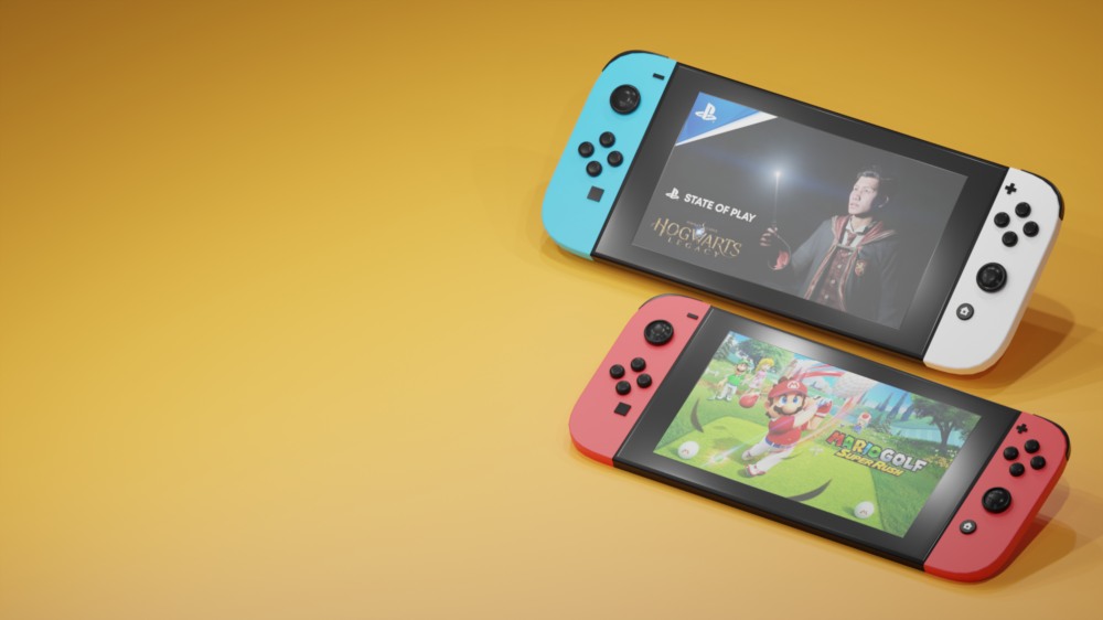 Blender 3D： Nintendo Switch 游戏机制作教程