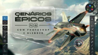 【中文字幕】Photoshop 和 Blender 史诗概念艺术制作场景全流程教程