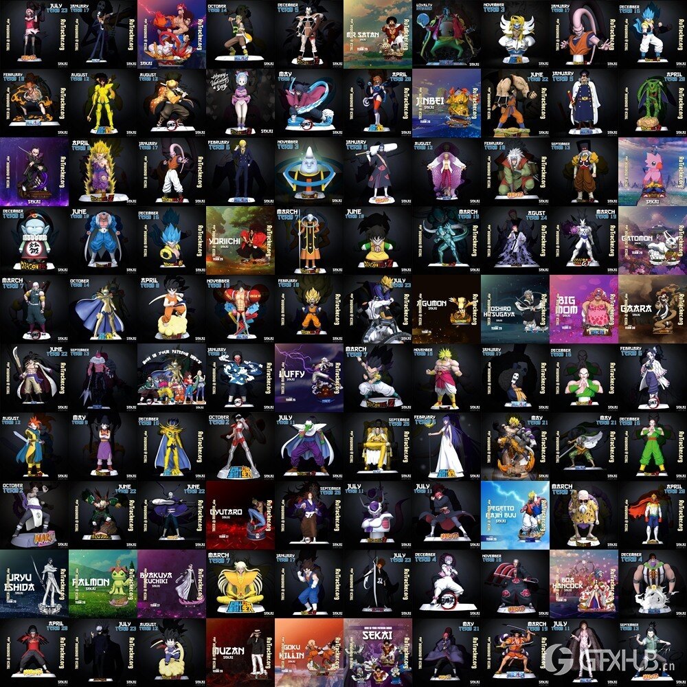 Sekai 3D 打印模型 第 1-32 期合集 Sekai 3D Printable Miniatures TERM 1-32