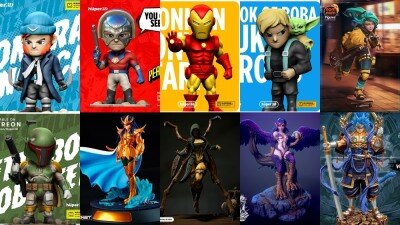 145组 3D 打印模型合辑2023年7月 3D-Print Models Collection July 2023