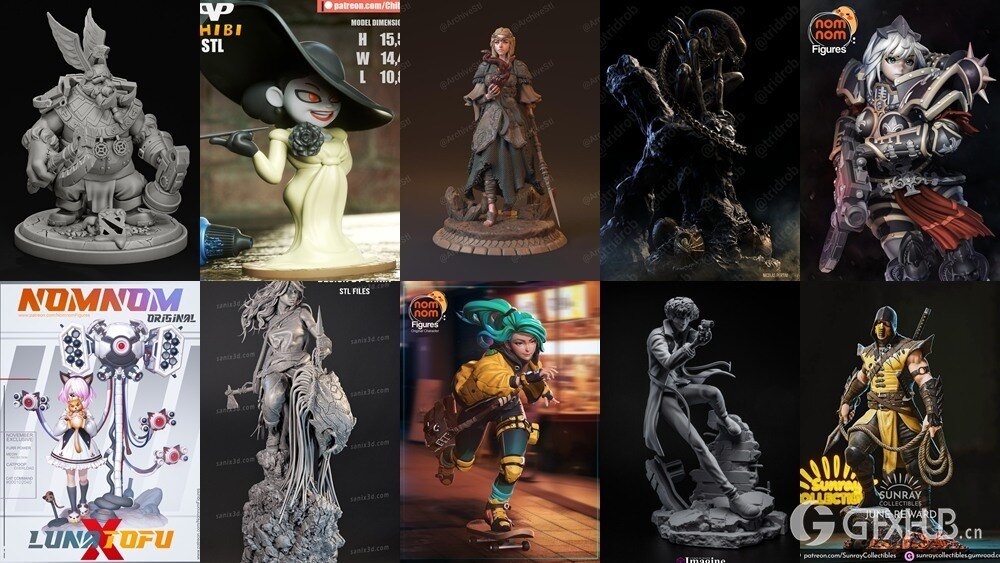 145组 3D 打印模型合辑2023年7月 3D-Print Models Collection July 2023