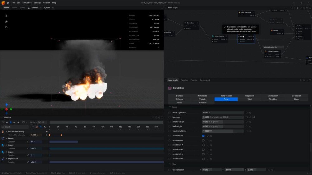 【中文字幕】EmberGen+Houdini 实时视觉特效高级技术教程 - GFXHUB
