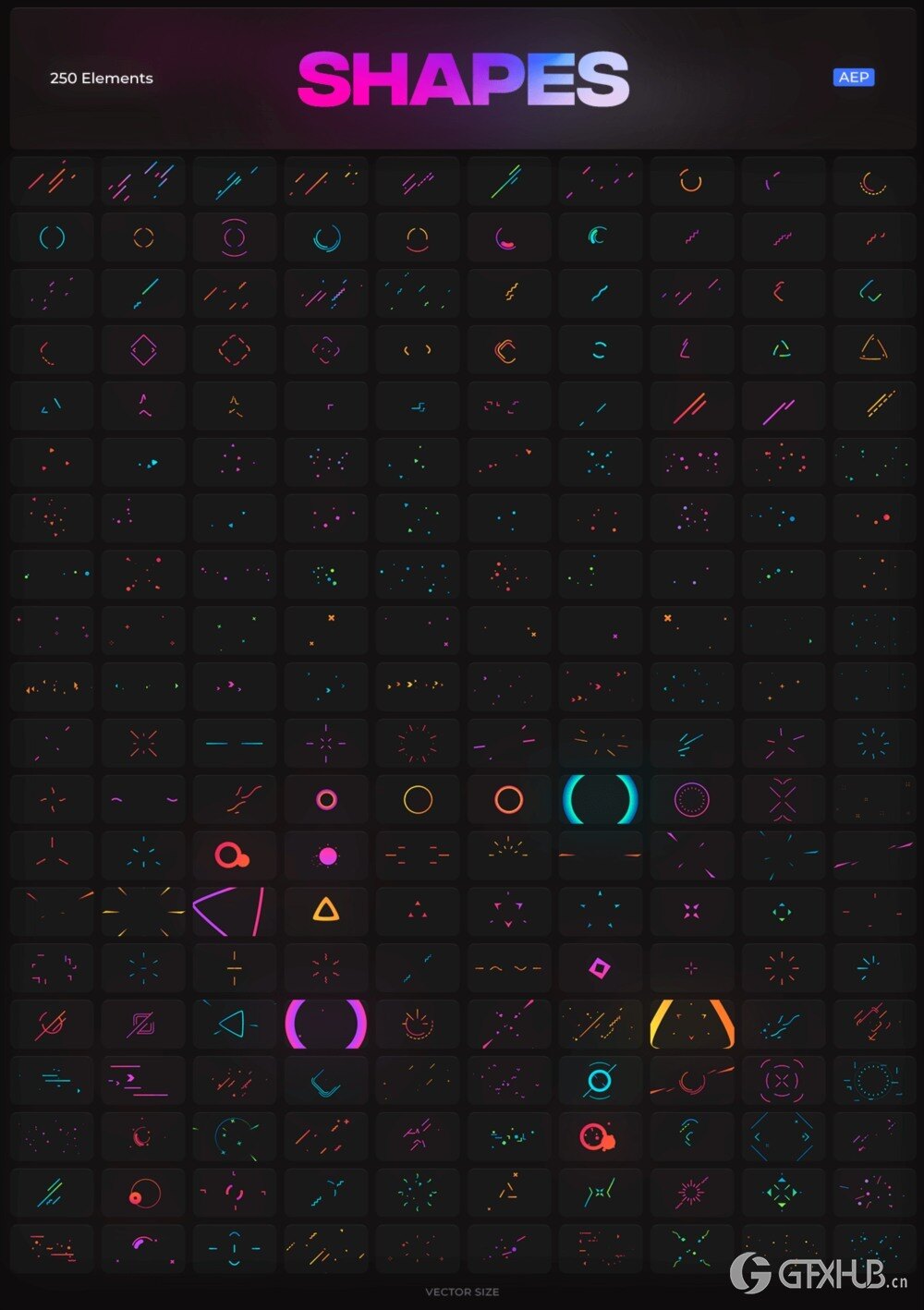 AE脚本-3000种社交媒体图形标题排版转场音效背景图标动画预设 Booster Pack