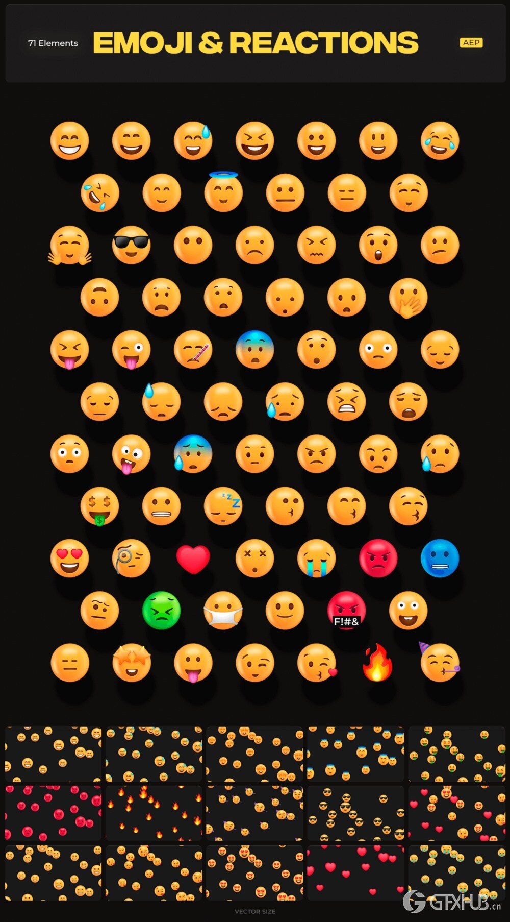 AE脚本-3000种社交媒体图形标题排版转场音效背景图标动画预设 Booster Pack