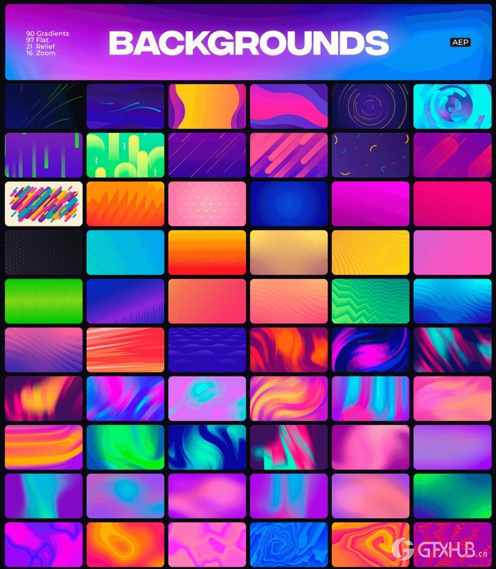 AE脚本-3000种社交媒体图形标题排版转场音效背景图标动画预设 Booster Pack