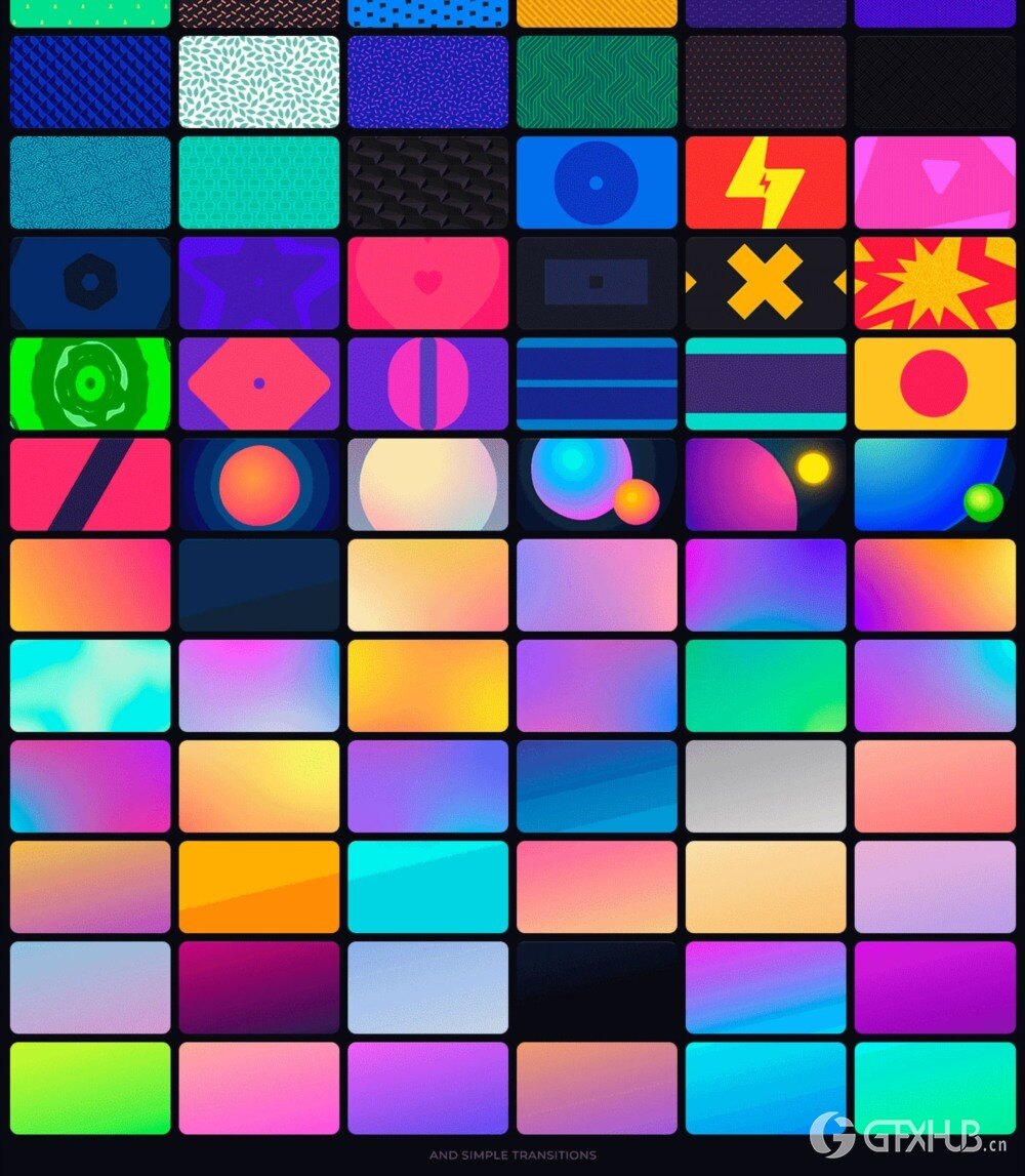 AE脚本-3000种社交媒体图形标题排版转场音效背景图标动画预设 Booster Pack