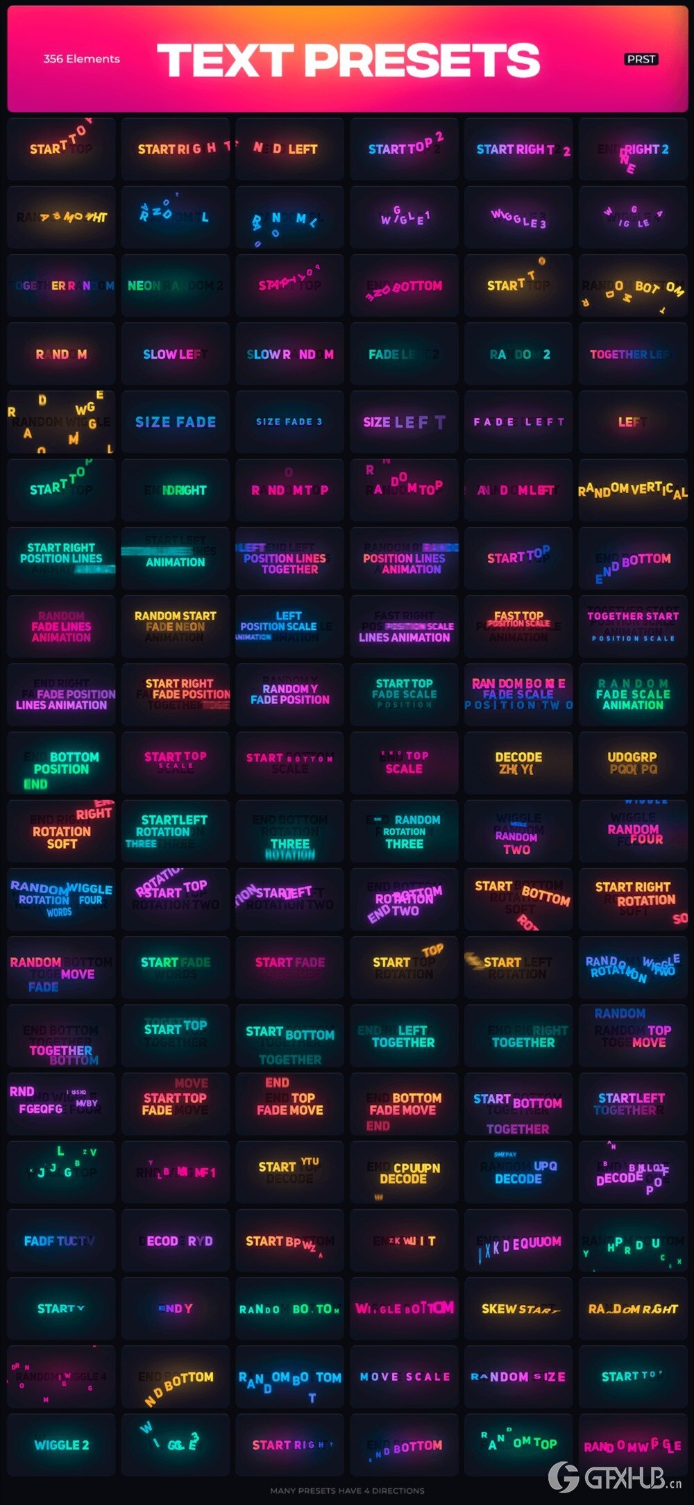 AE脚本-3000种社交媒体图形标题排版转场音效背景图标动画预设 Booster Pack