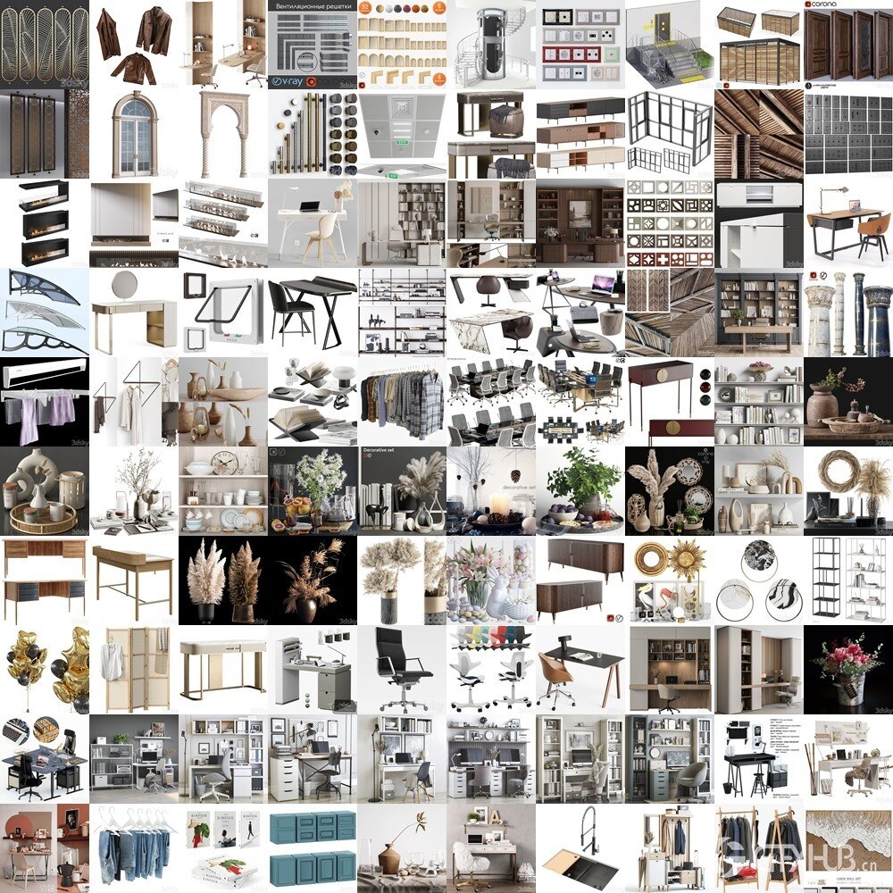 3DSky Pro 3D模型合辑2025年7月第3季 | 400套 | 18.4GB