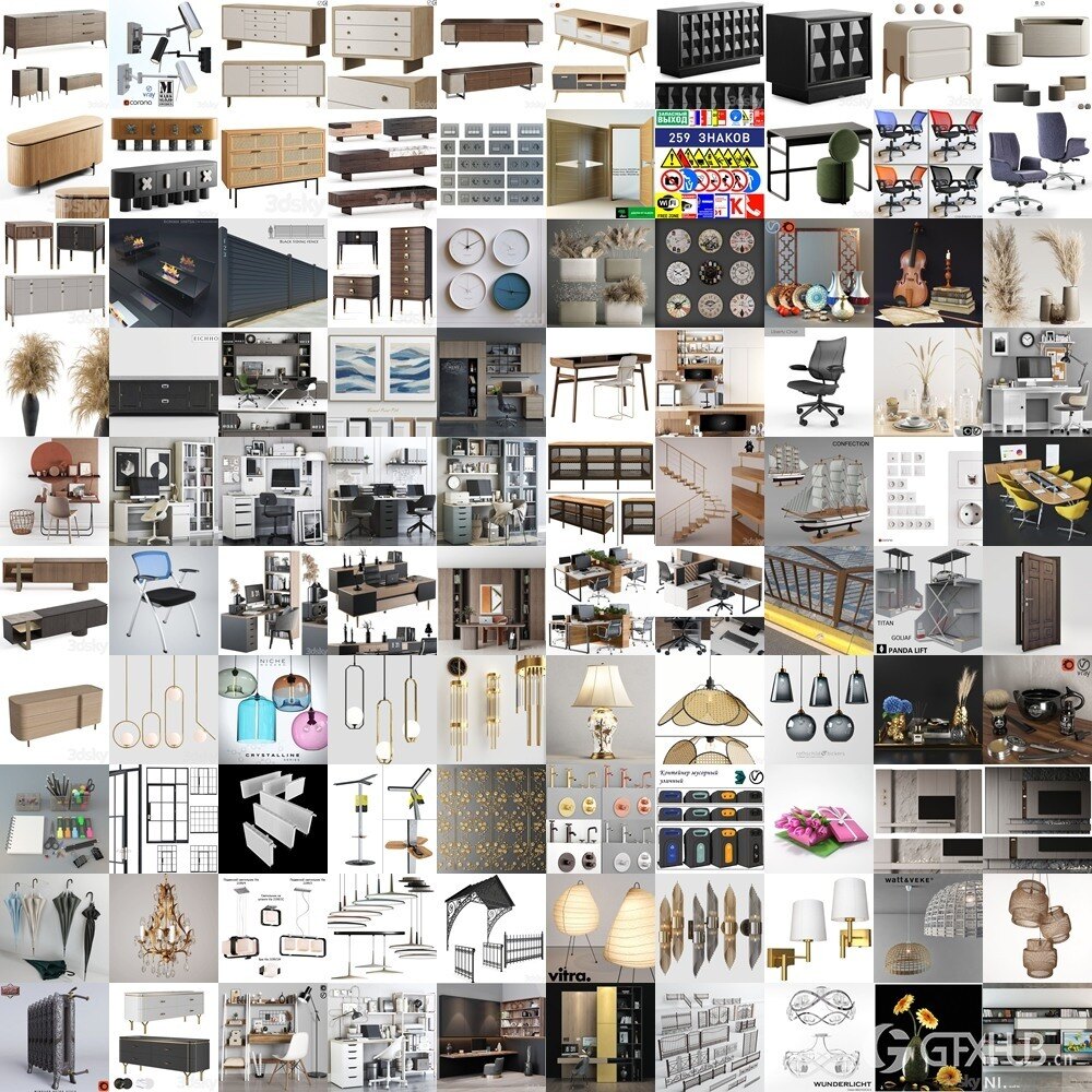 3DSky Pro 3D模型合辑2025年7月第3季 | 400套 | 18.4GB