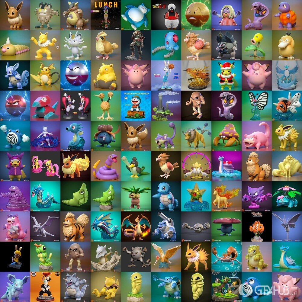 3D打印模型儿童系列 Kids Collection of 3D Printable Miniatures Vol.2