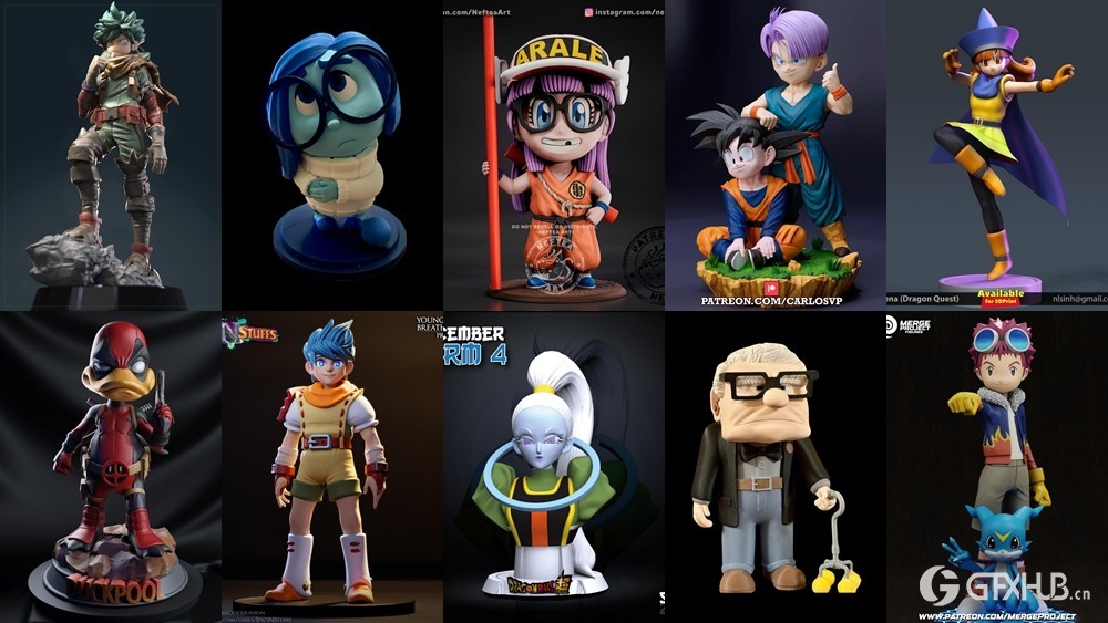 3D打印模型儿童系列 Kids Collection of 3D Printable Miniatures Vol.2
