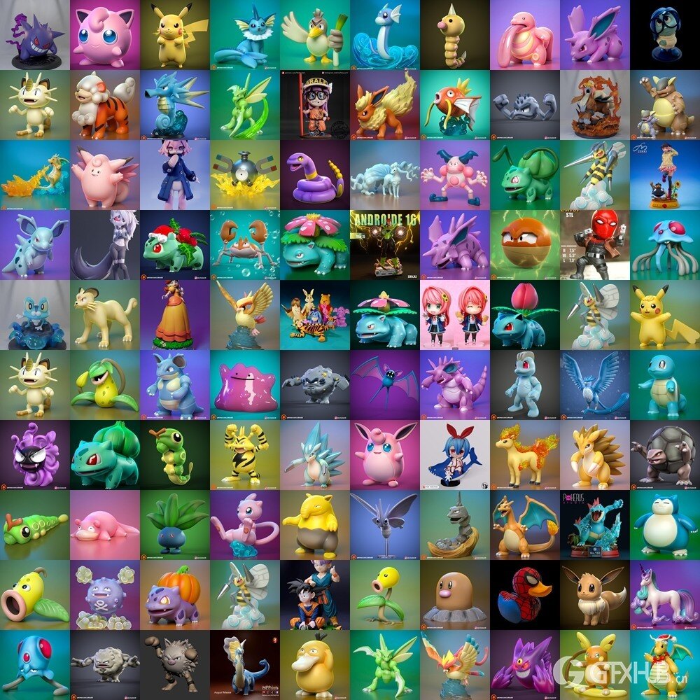 3D打印模型儿童系列 Kids Collection of 3D Printable Miniatures Vol.2