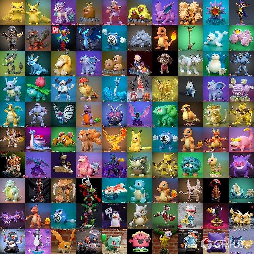 3D打印模型儿童系列 Kids Collection of 3D Printable Miniatures Vol.2