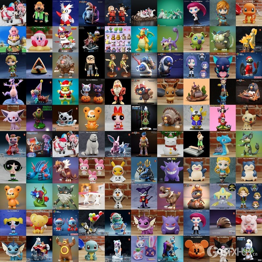 3D打印模型儿童系列 Kids Collection of 3D Printable Miniatures Vol.2