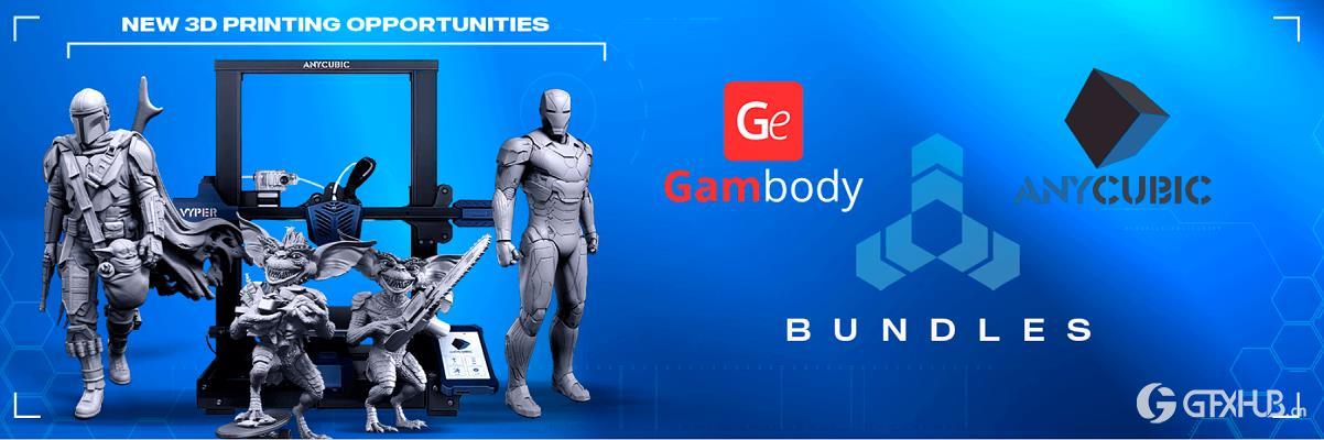 3D打印模型合集 Collection of High Quality 3D Printable Miniatures
