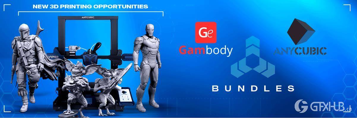 3D打印模型合集 Collection of High Quality 3D Printable Miniatures