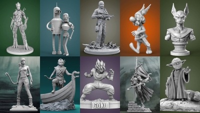 3D打印模型合集 Collection of High Quality 3D Printable Miniatures