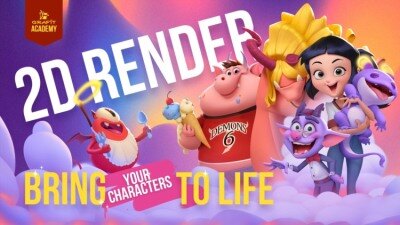 光线、颜色和形式，创建令人惊叹的 2D 渲染教程