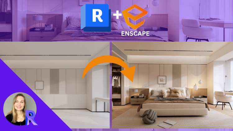 Revit - Enscape 逼真室内渲染教程 Photorealistic Interior Renders in Revit with Enscape