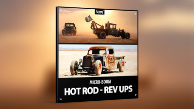 V8 引擎大馬力引擎音效聲音素材 Boom Library – Hot Rod Rev Ups