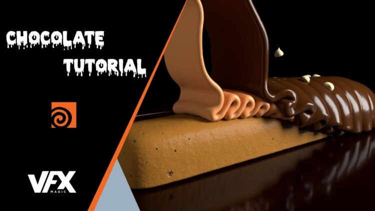【中文字幕】Houdini 流体巧克力雪糕动画制作教程 CGCircuit – Houdini Flip – Chocolate - GFXHUB