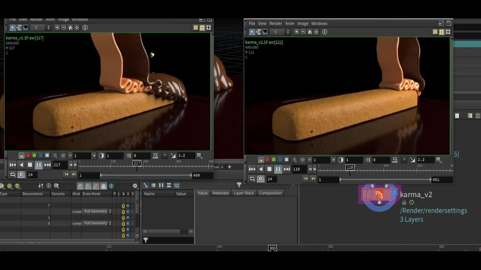 【中文字幕】Houdini 流体巧克力雪糕动画制作教程 CGCircuit – Houdini Flip – Chocolate - GFXHUB