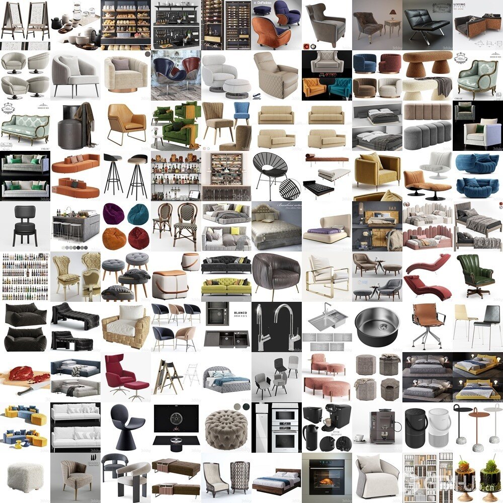 3DSky Pro 3D模型合辑2025年8月第2季 | 400套 | 17.3GB