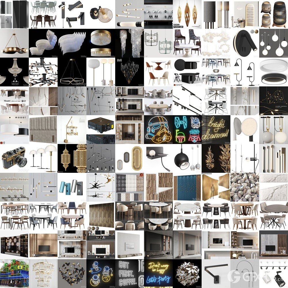 3DSky Pro 3D模型合辑2025年8月第2季 | 400套 | 17.3GB