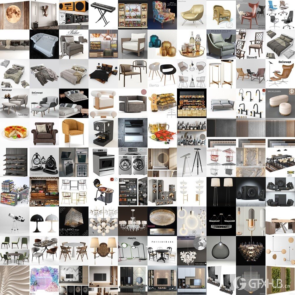 3DSky Pro 3D模型合辑2025年8月第2季 | 400套 | 17.3GB